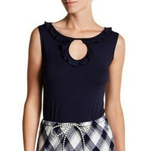 NWT Max Studio navy sleeveless top size M (145)